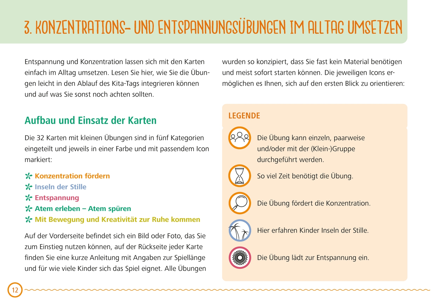 Zur Ruhe kommen in der Kita Zur Ruhe kommen in der Kita