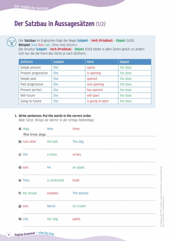 English Grammar – step by step
