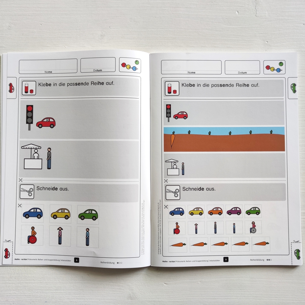 Mathe - na klar! Pränumerik: Reihen- und Gruppenbildung Mathe - na klar! Pränumerik: Reihen- und Gruppenbildung