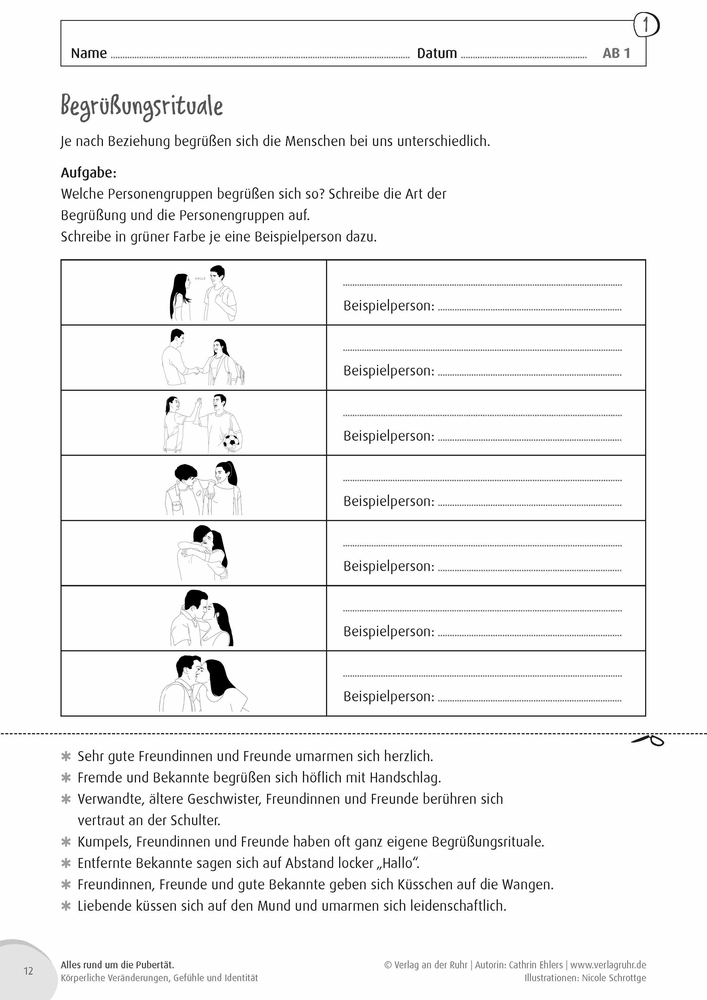 Alles rund um die Pubertät. Körperliche Veränderungen, Gefühle und Identität
