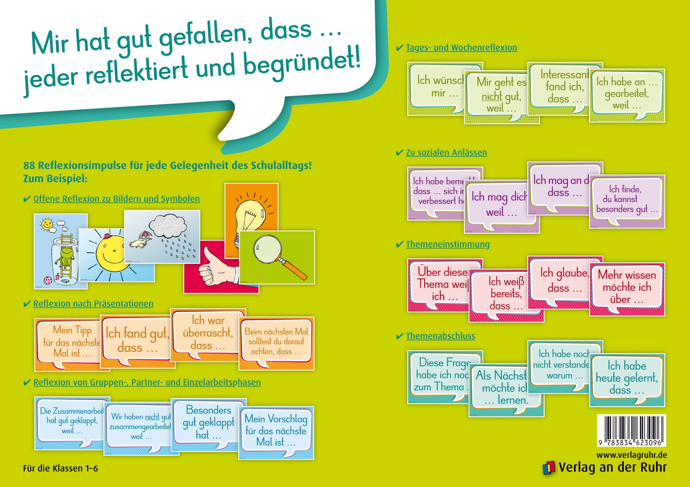 "Mir hat gut gefallen, dass …" "Mir hat gut gefallen, dass …"