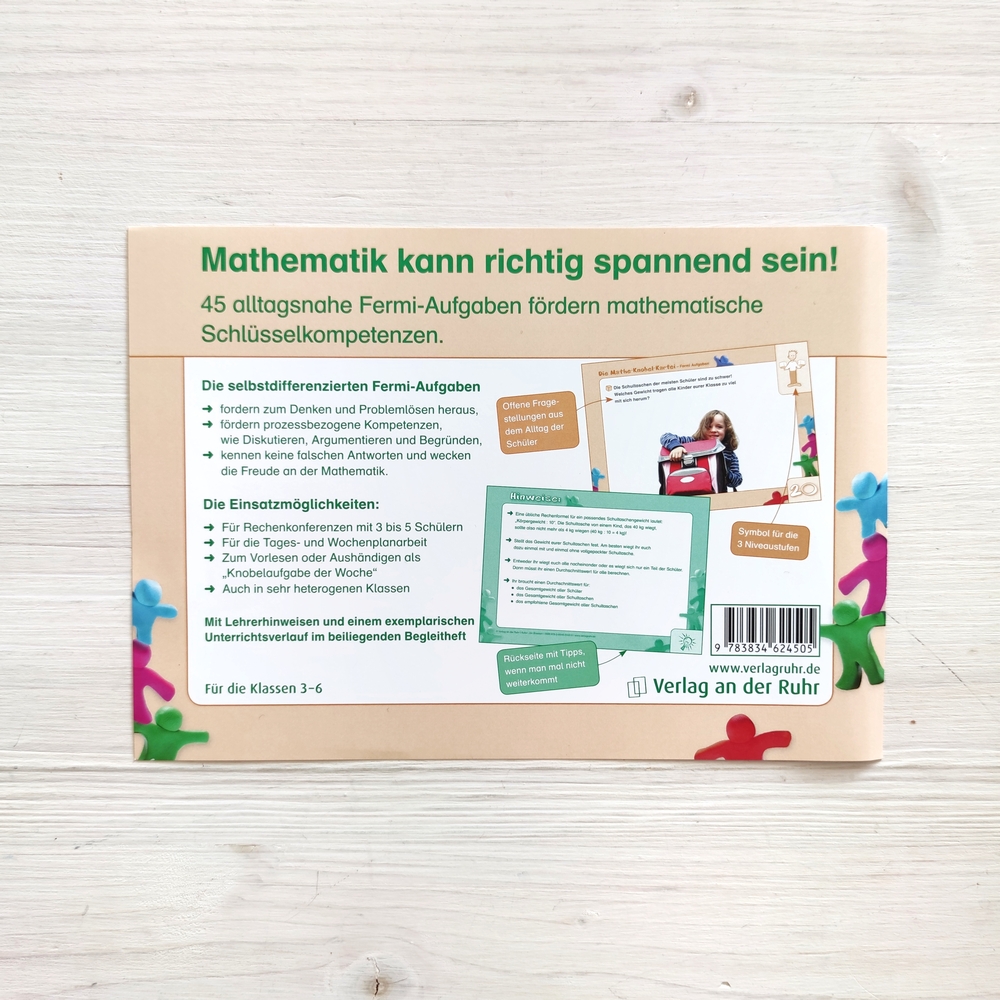 Die Mathe-Knobel-Kartei: Fermi-Aufgaben, Klasse 3-6 Die Mathe-Knobel-Kartei: Fermi-Aufgaben, Klasse 3-6