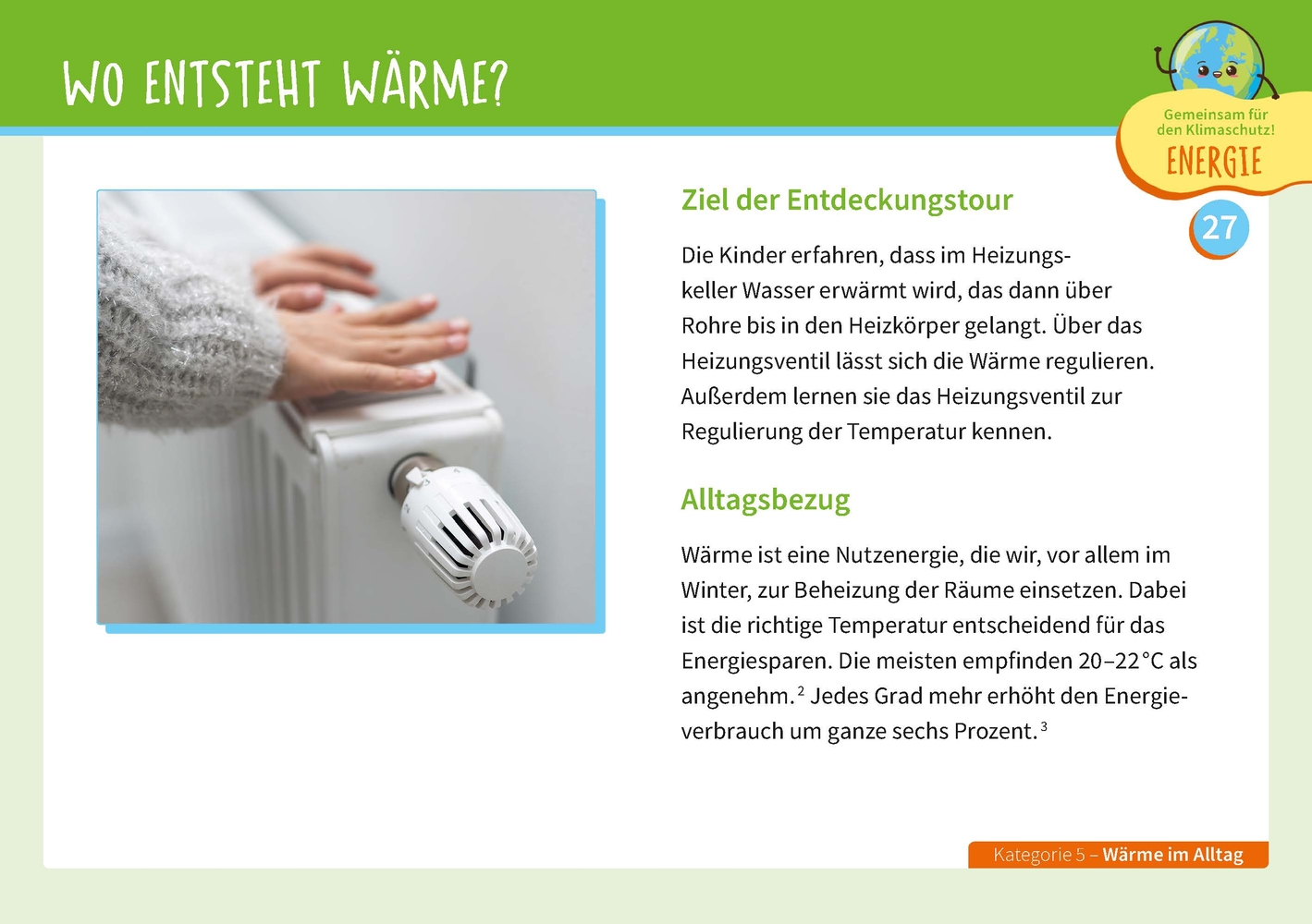 Gemeinsam für den Klimaschutz! Energie