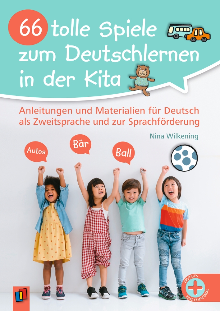 66 tolle Spiele zum Deutschlernen in der Kita