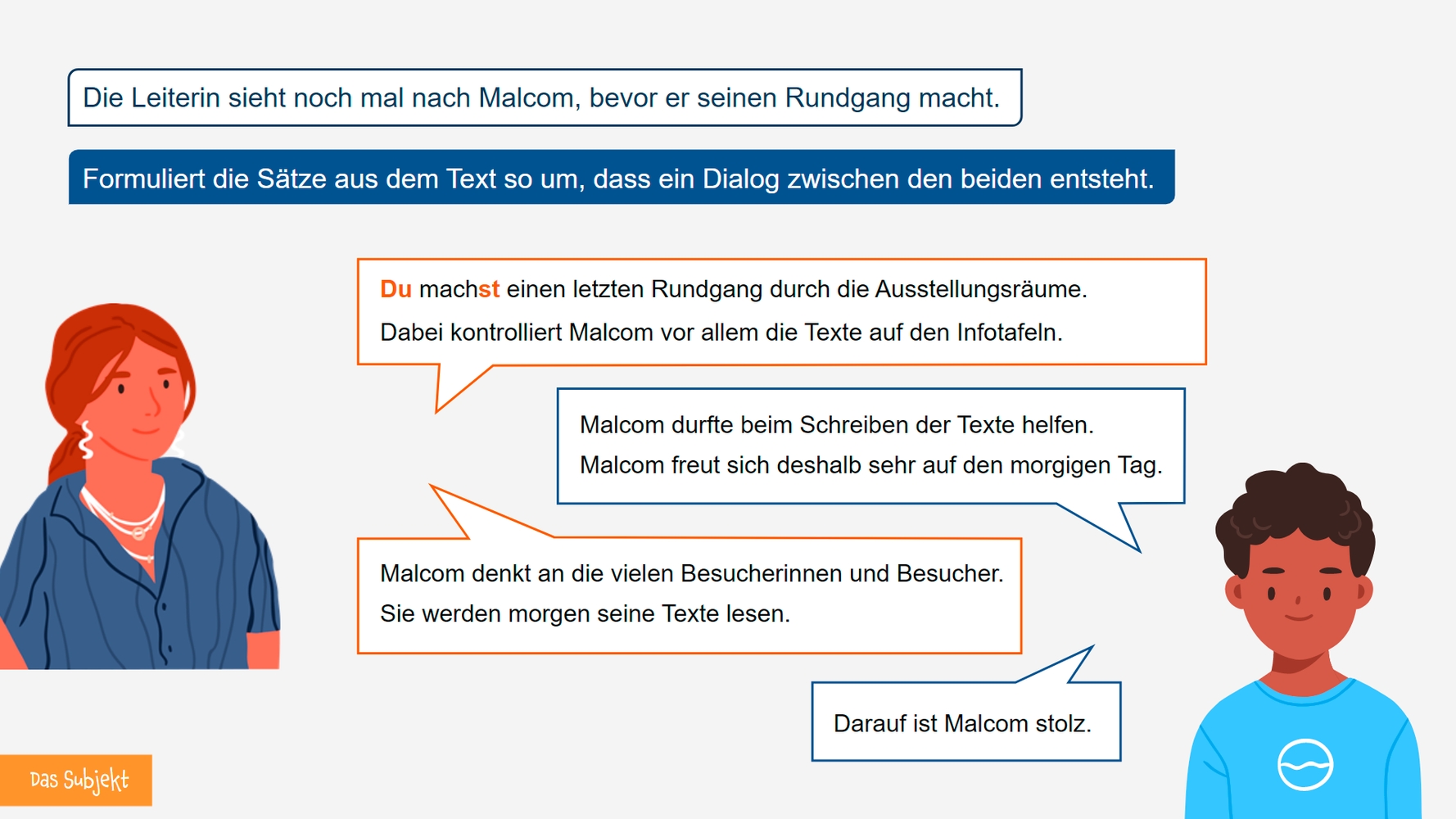 Satzglieder: Das Subjekt - Pro-Lizenz - Online