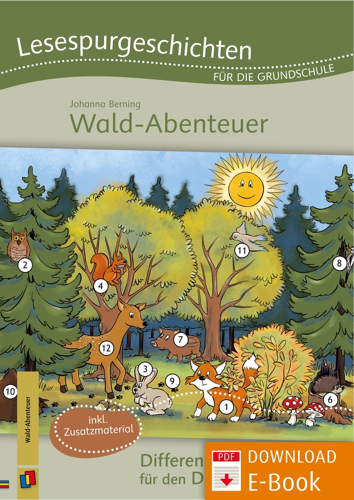 Lesespurgeschichten für die Grundschule - Wald-Abenteue