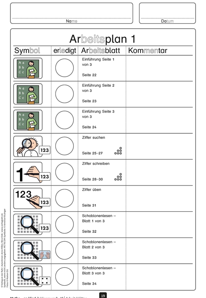 Mathe - na klar! Zahlenraum 0-10