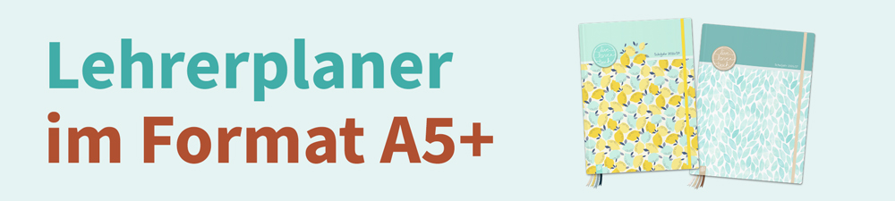 Lehrerplaner im Format A5+