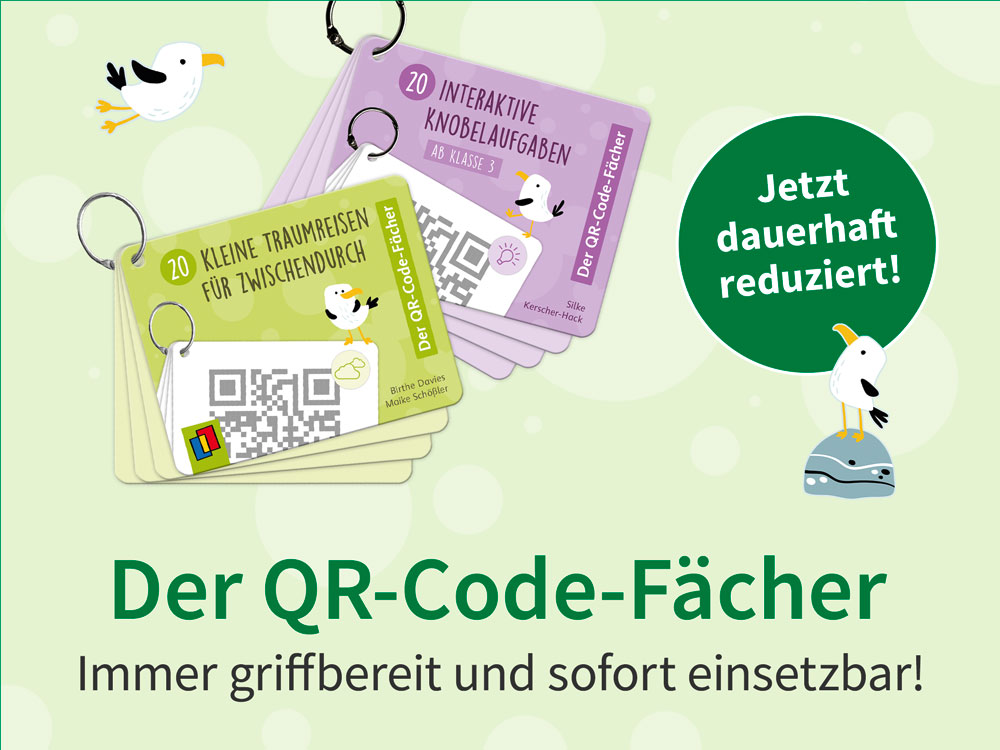 Der QR-Code-Fächer. Immer griffbereit und sofort einsetzbar!