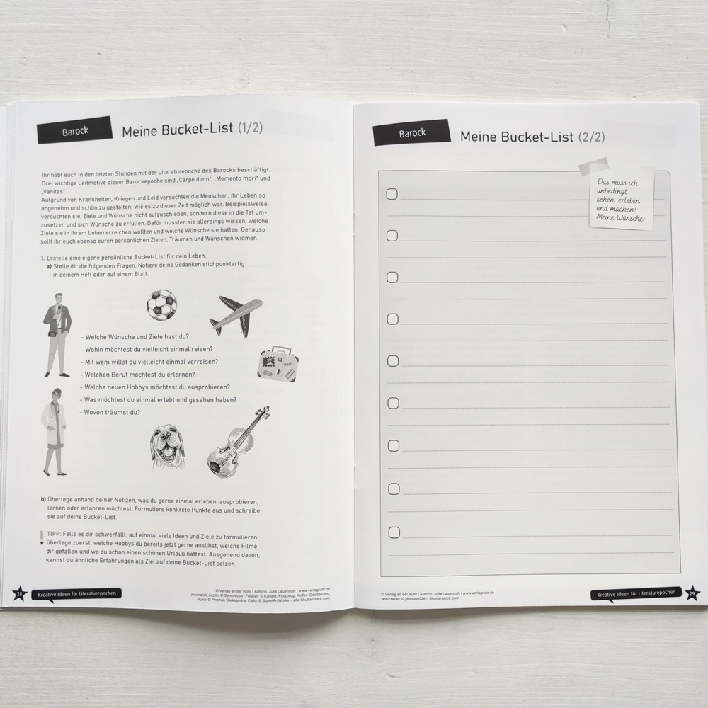 Kreative Ideen für Literaturepochen – Klasse 5-10 Kreative Ideen für Literaturepochen – Klasse 5-10