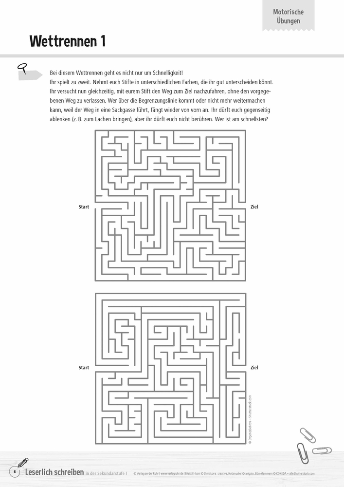 Leserlich schreiben in der Sekundarstufe I​