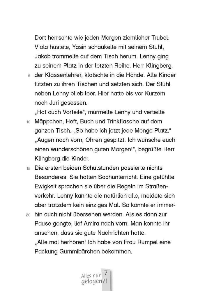 Alles nur gelogen?! – Lesestufe 3