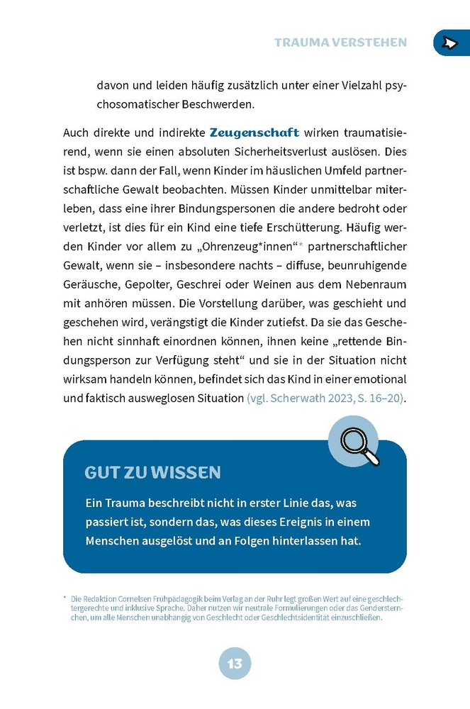 Traumasensibilität in der Kita