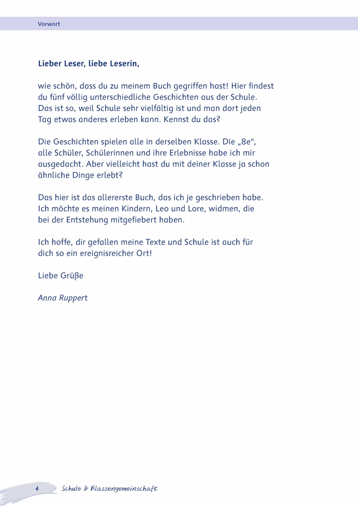 Schule & Klassengemeinschaft