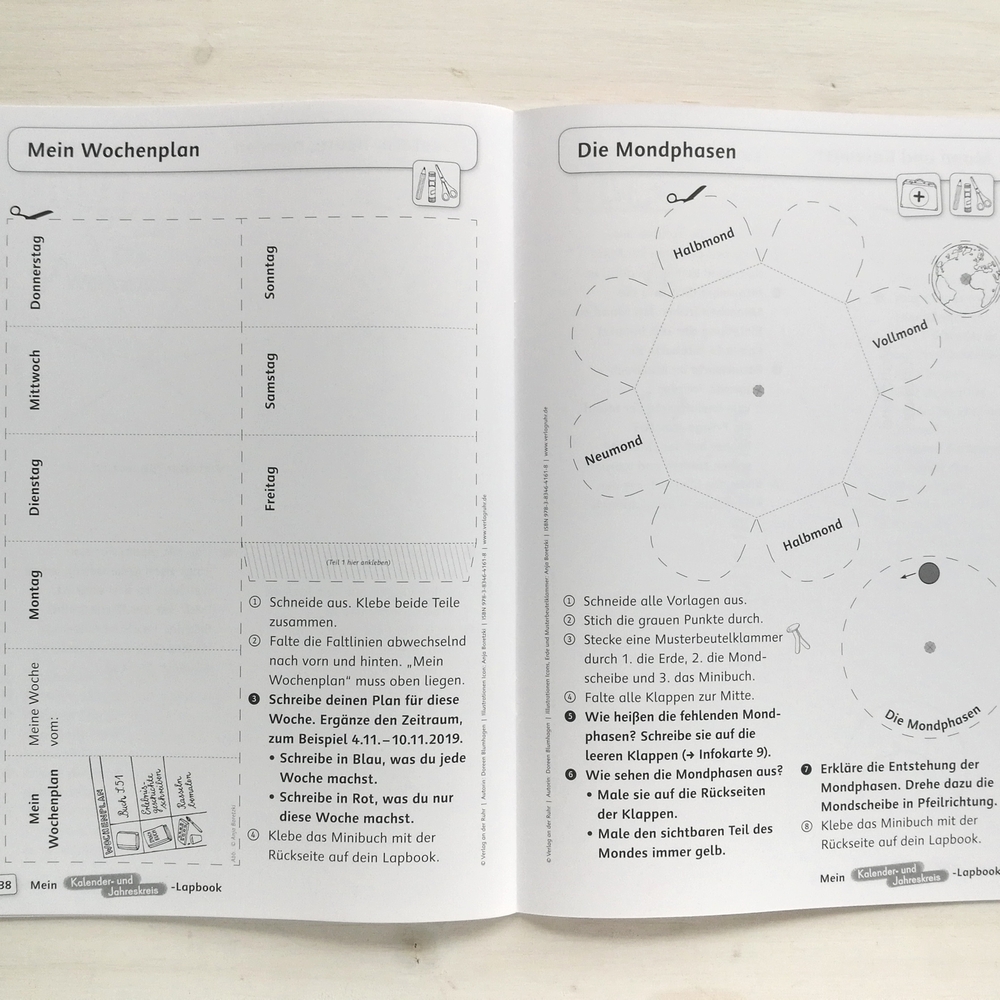 Mein Kalender- und Jahreskreis-Lapbook