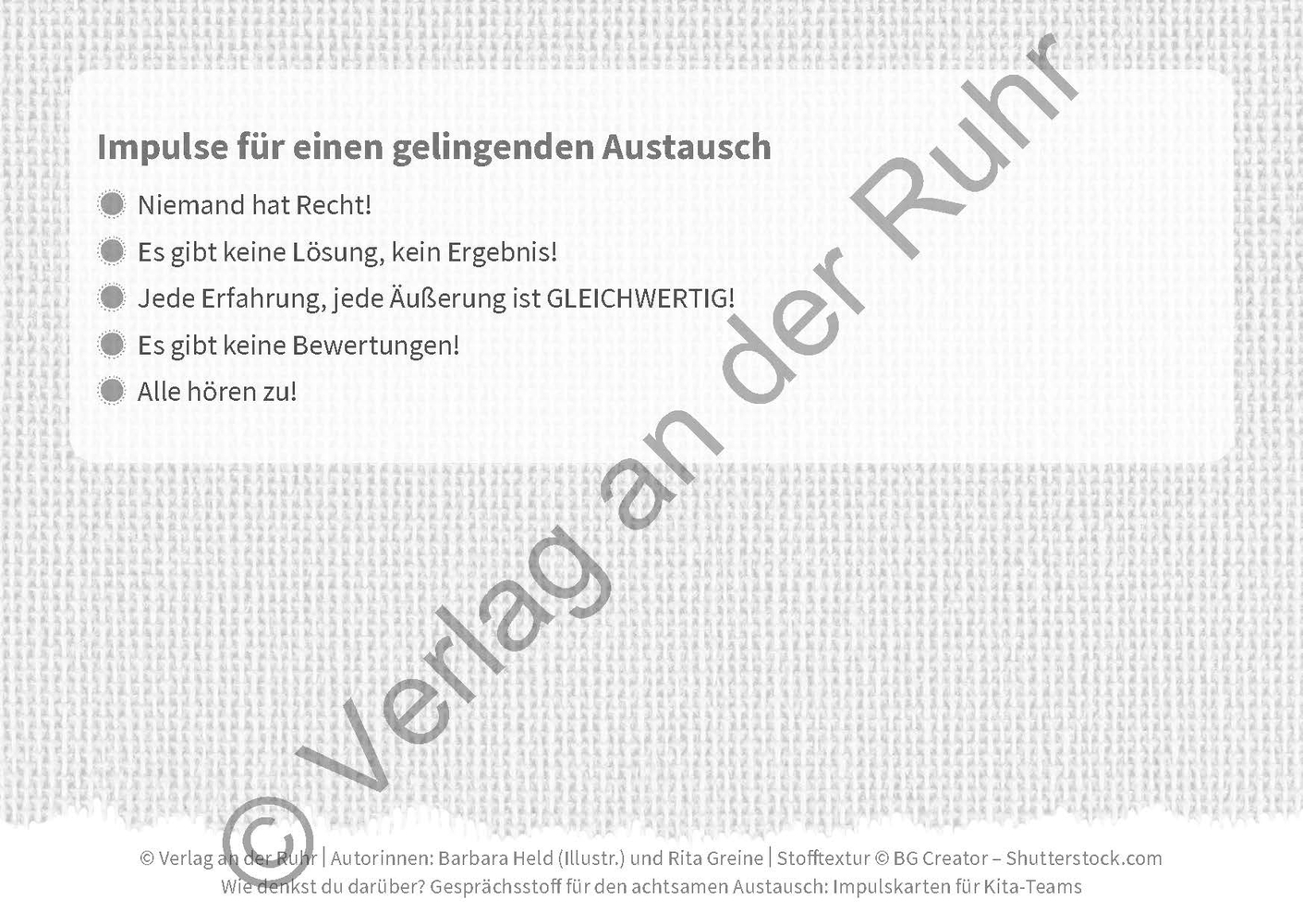 Wie denkst du darüber? – Gesprächsstoff für den achtsamen Austausch Wie denkst du darüber? – Gesprächsstoff für den achtsamen Austausch