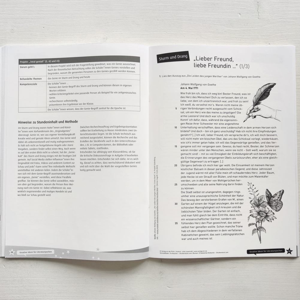 Kreative Ideen für Literaturepochen – Klasse 5-10 Kreative Ideen für Literaturepochen – Klasse 5-10