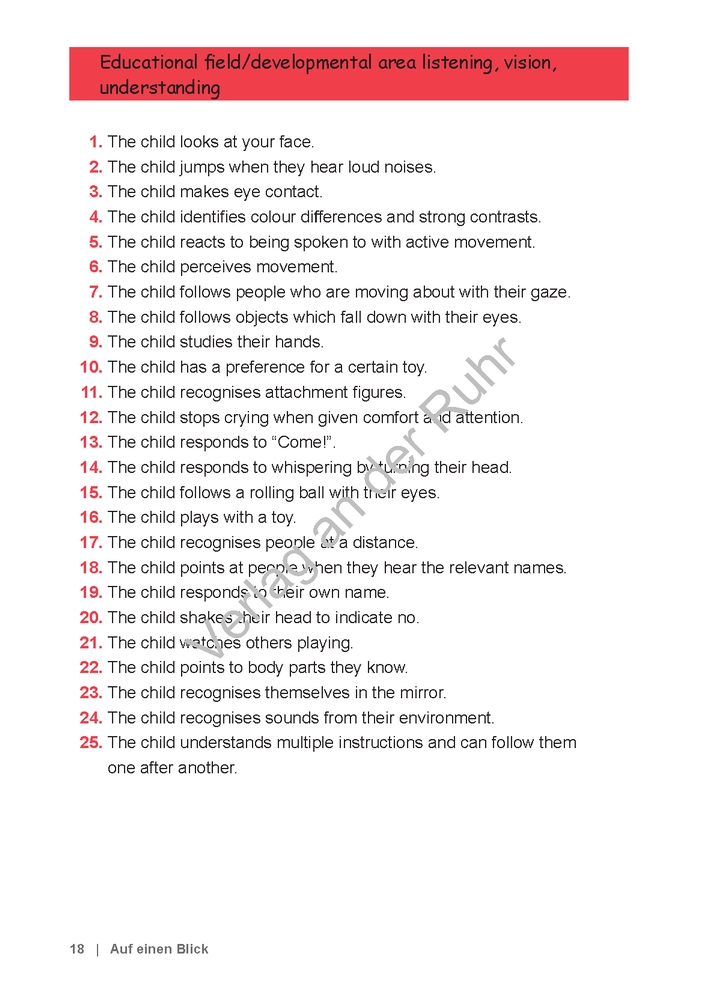 Mehrsprachiger Kriterienkatalog zum Beobachtungsbogen für Kinder unter 3 Mehrsprachiger Kriterienkatalog zum Beobachtungsbogen für Kinder unter 3