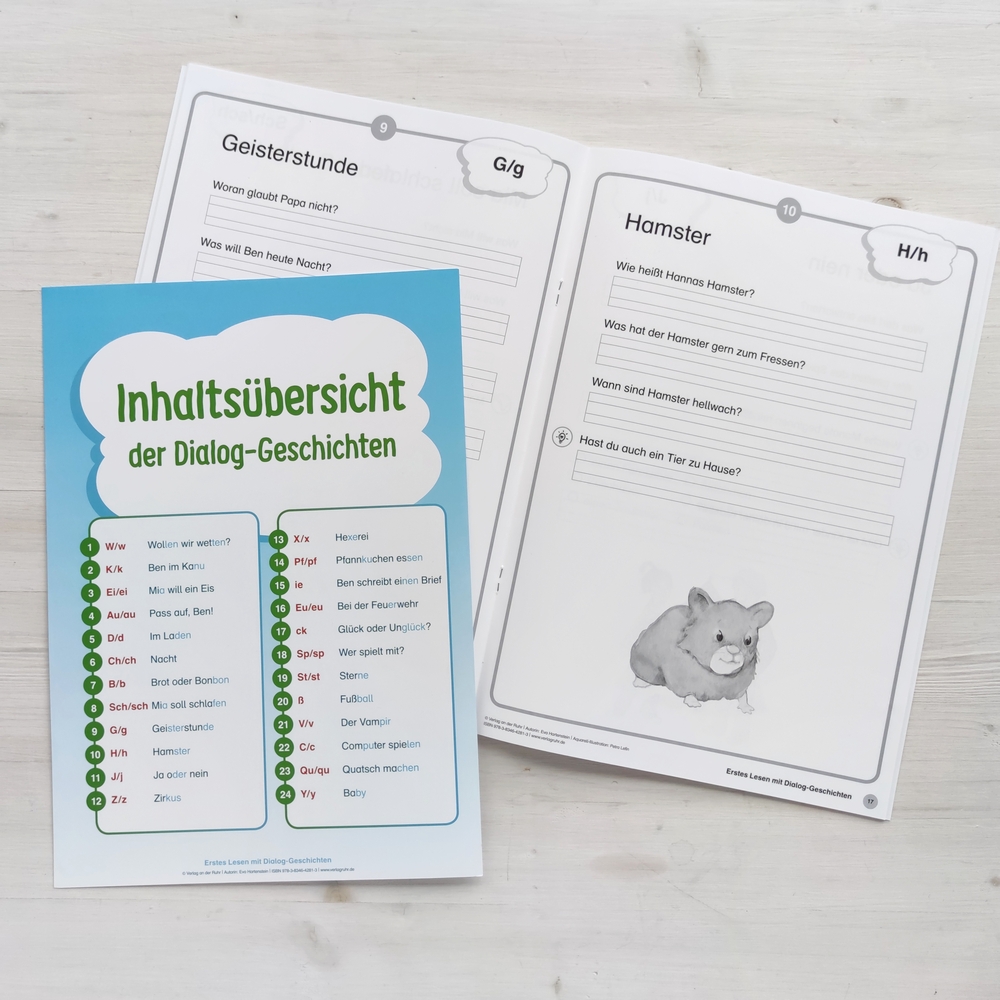 Erstes Lesen mit Dialog-Geschichten Erstes Lesen mit Dialog-Geschichten
