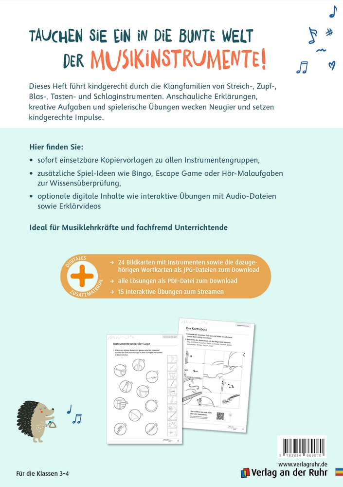 Kinder lernen Musikinstrumente kennen – Klasse 3/4