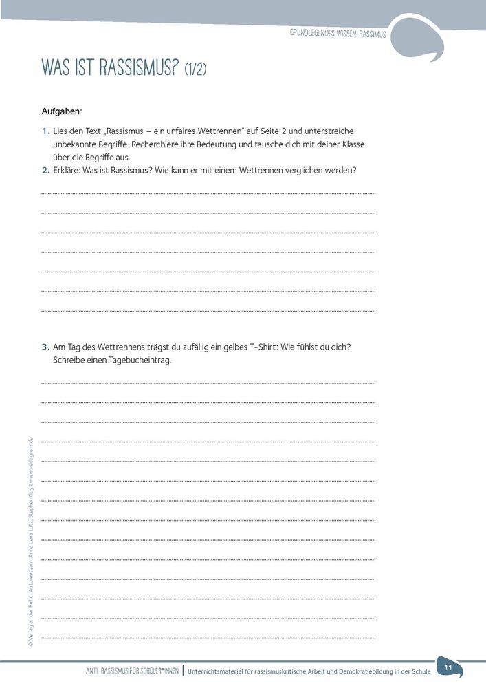 Anti-Rassismus für Schüler*innen