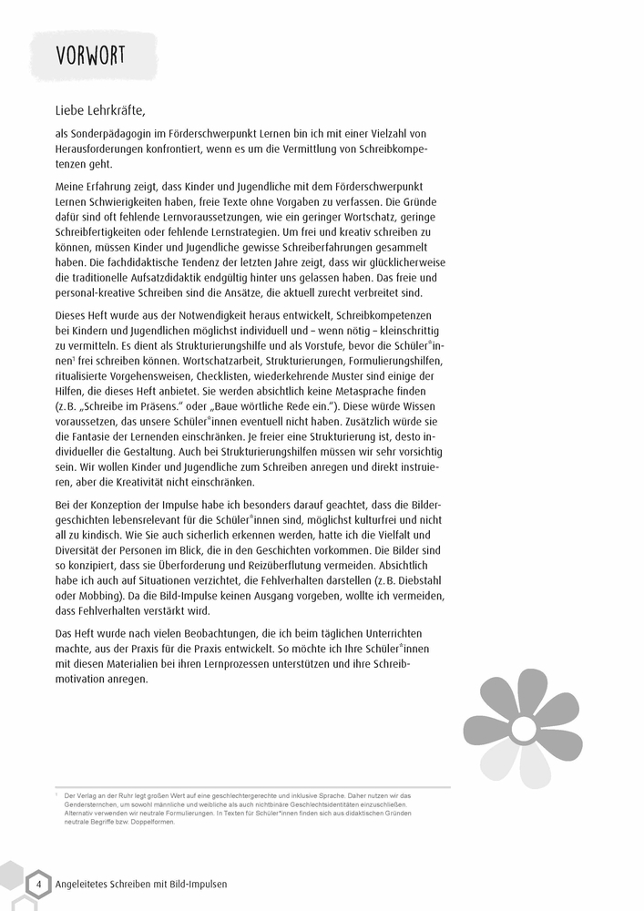 Angeleitetes Schreiben mit Bild-Impulsen