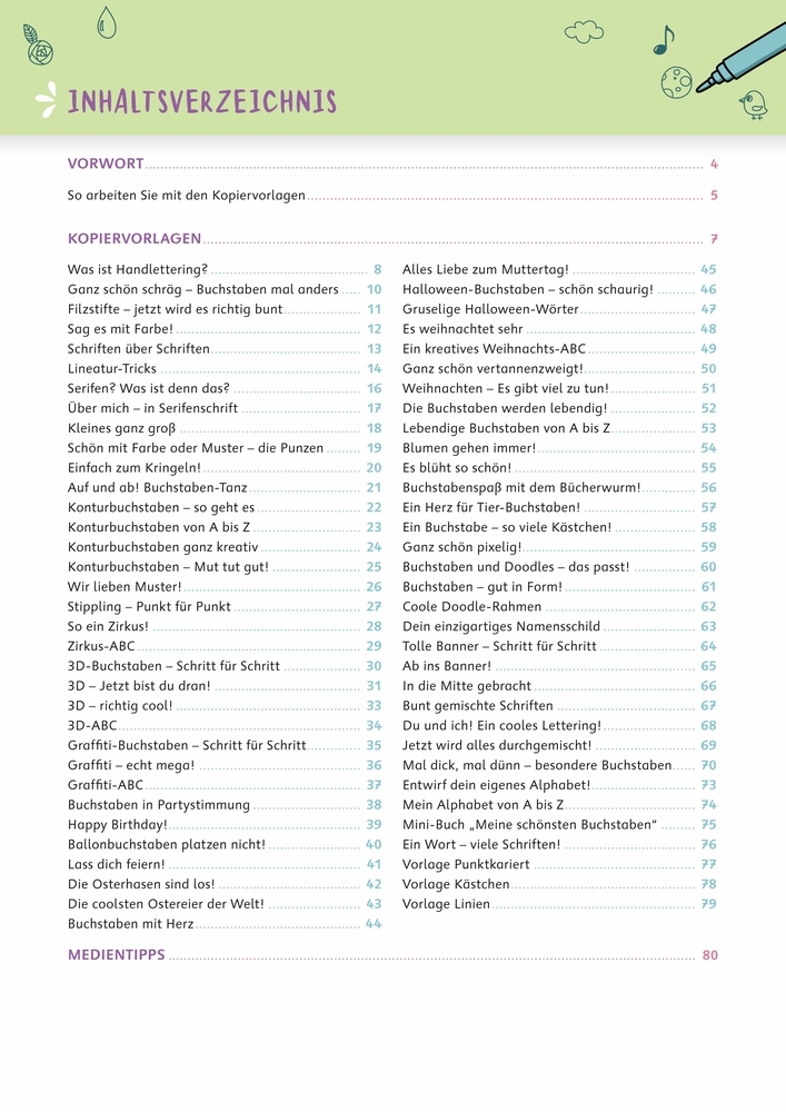 Handlettering in der Schule