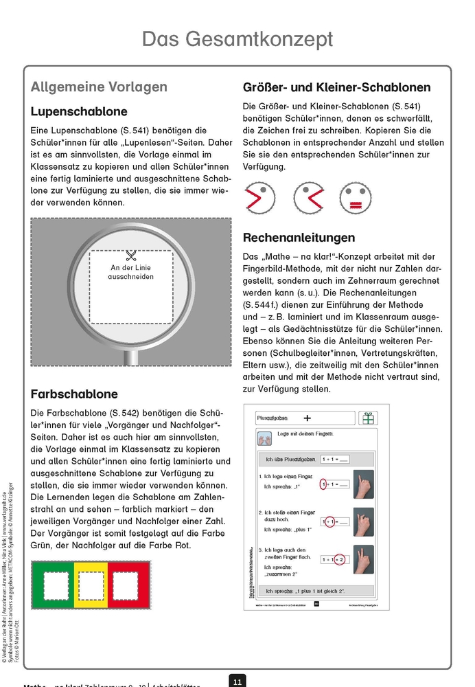 Mathe - na klar! Zahlenraum 0-10