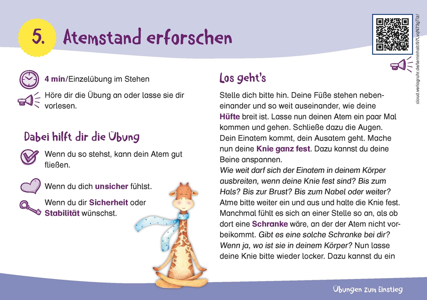 30 Atemübungen für Kinder – Gefühle spüren, Bedürfnisse erkennen