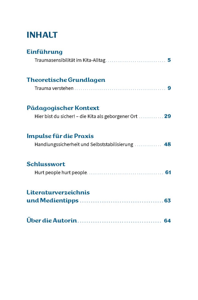 Traumasensibilität in der Kita