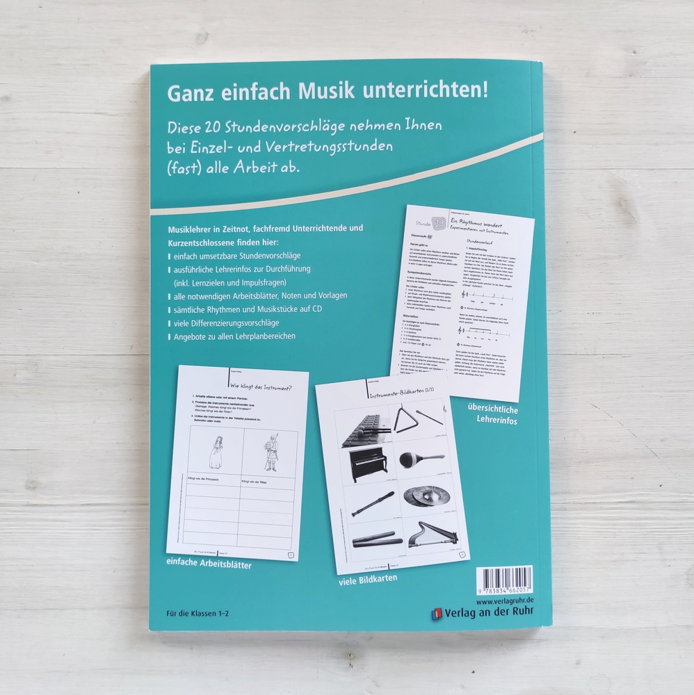 20 x Musik für 45 Minuten – Klasse 1/2 20 x Musik für 45 Minuten – Klasse 1/2