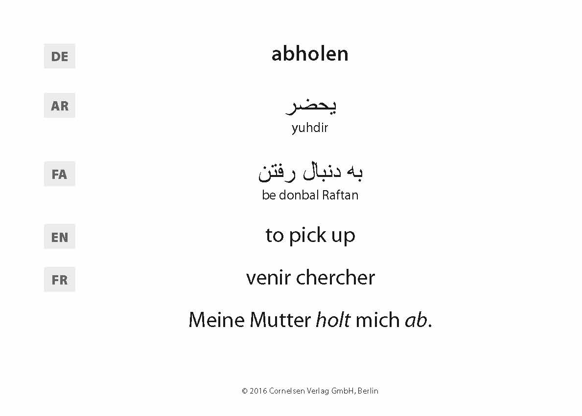 Erste-Hilfe-Verben: Kita-Kinder lernen Deutsch mit Bildkarten