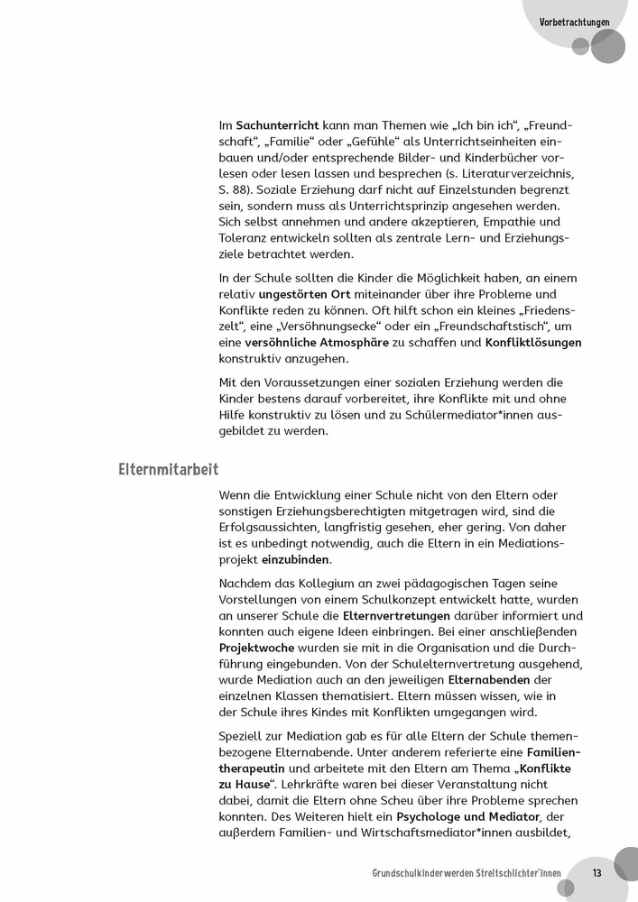 Grundschulkinder werden Streitschlichter*innen