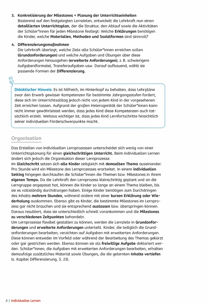 Individuelles Lernen – praxiserprobt