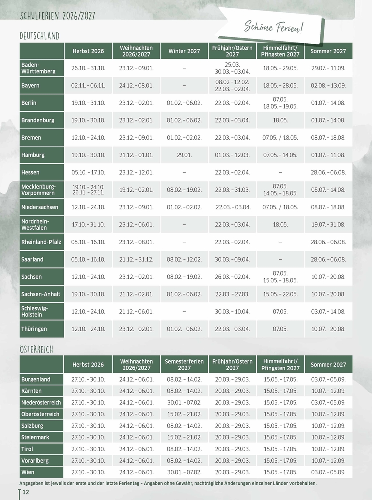 Mein Schulplaner fürs Referendariat Schuljahr 2026/2027