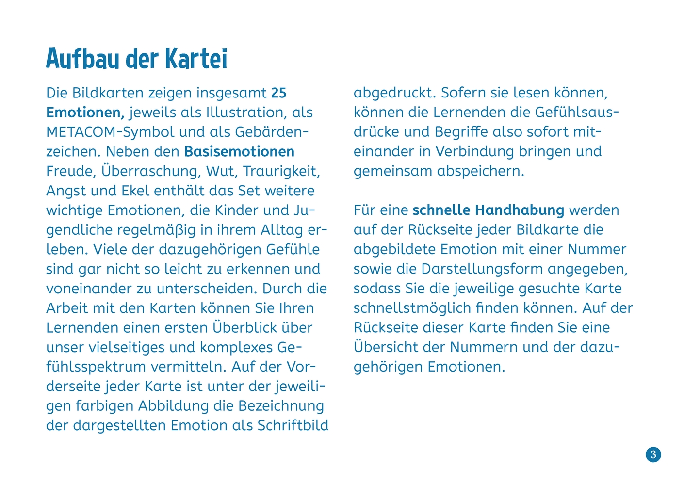 Die Gefühlswelt entdecken Die Gefühlswelt entdecken