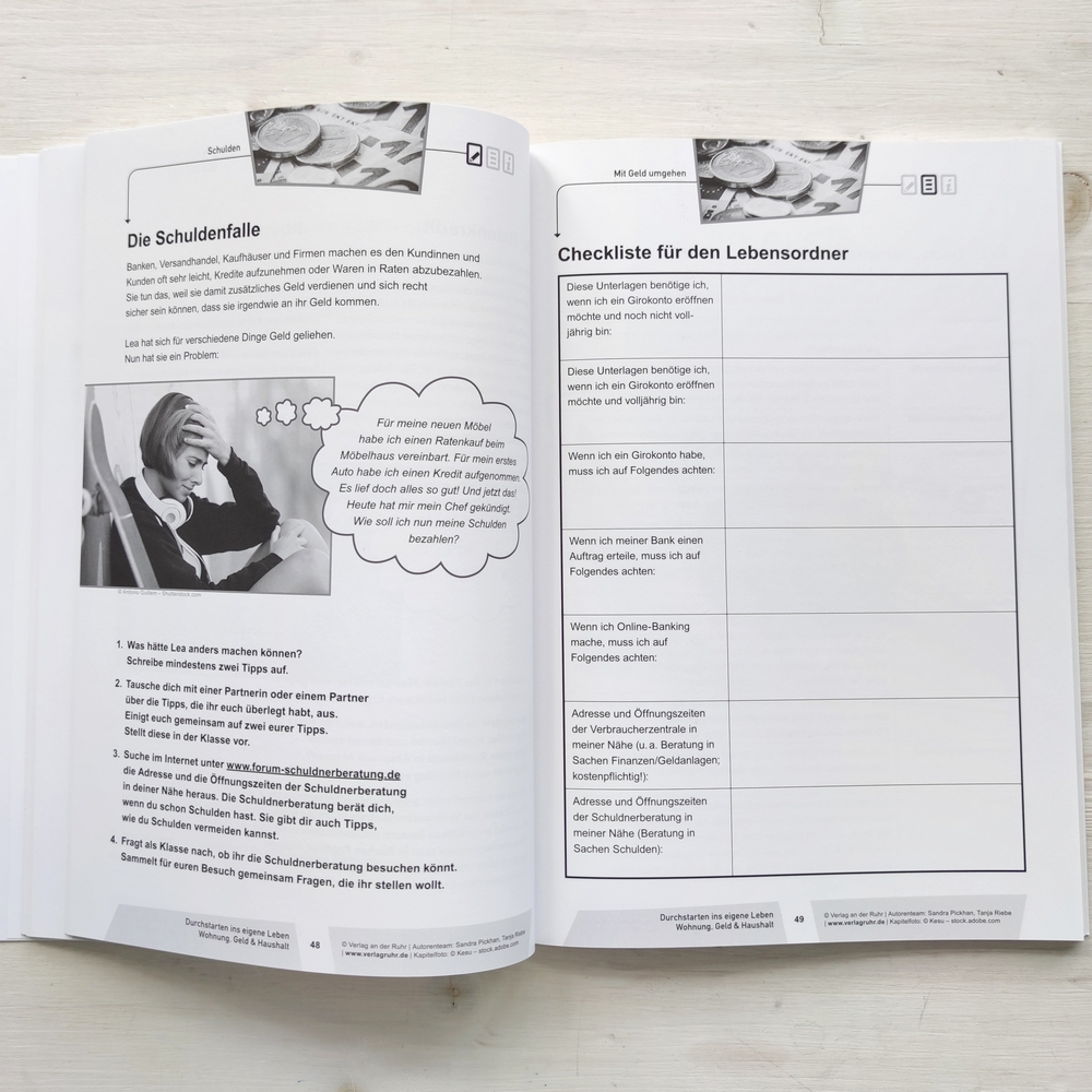 Durchstarten ins eigene Leben - Wohnung, Geld und Haushalt Durchstarten ins eigene Leben - Wohnung, Geld und Haushalt