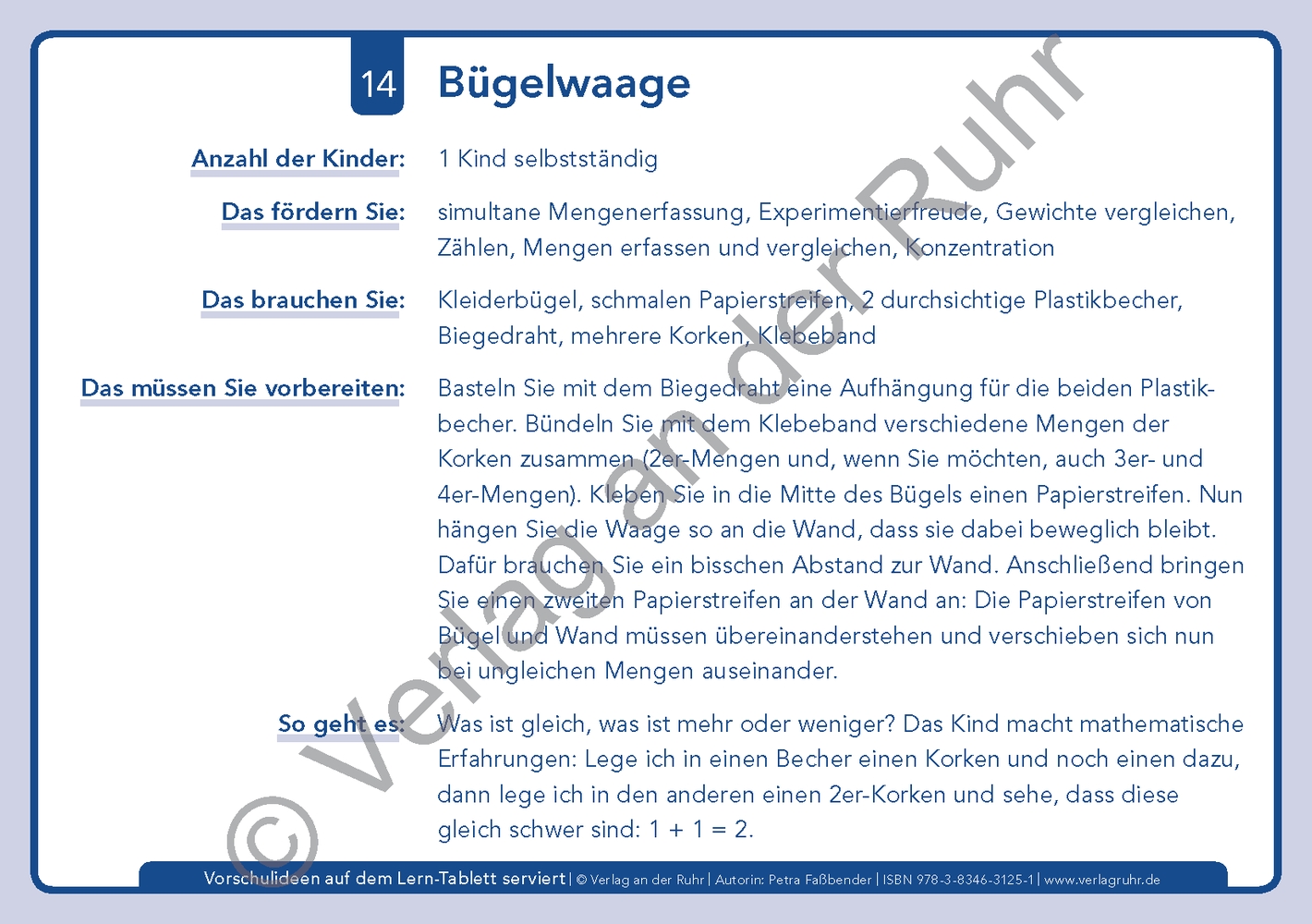 Vorschulideen auf dem Lern-Tablett serviert Vorschulideen auf dem Lern-Tablett serviert