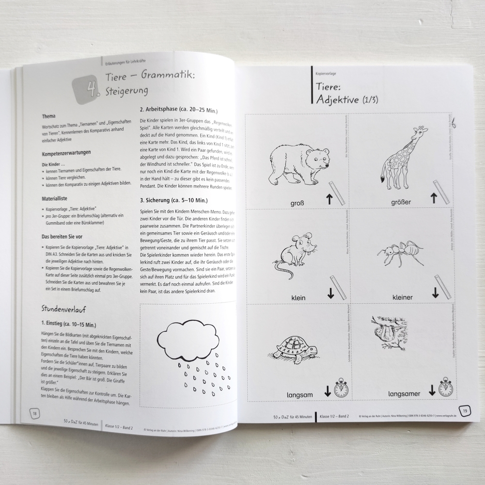 30 x DaZ für 45 Minuten – Klasse 1/2 – Band 2 30 x DaZ für 45 Minuten – Klasse 1/2 – Band 2