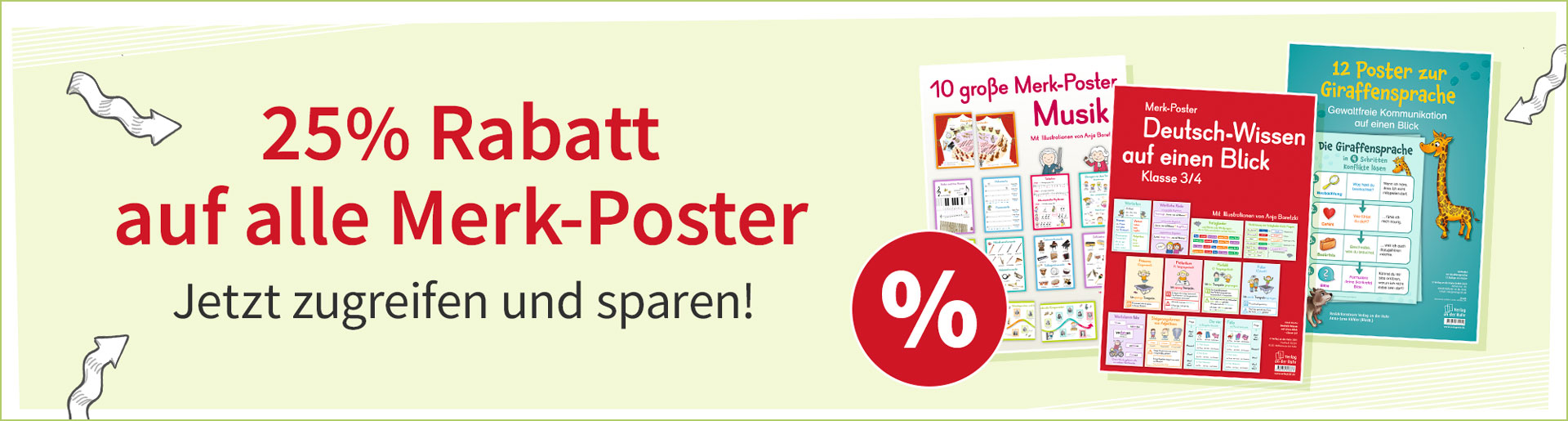 25% Rabatt auf alle Merk-Poster!