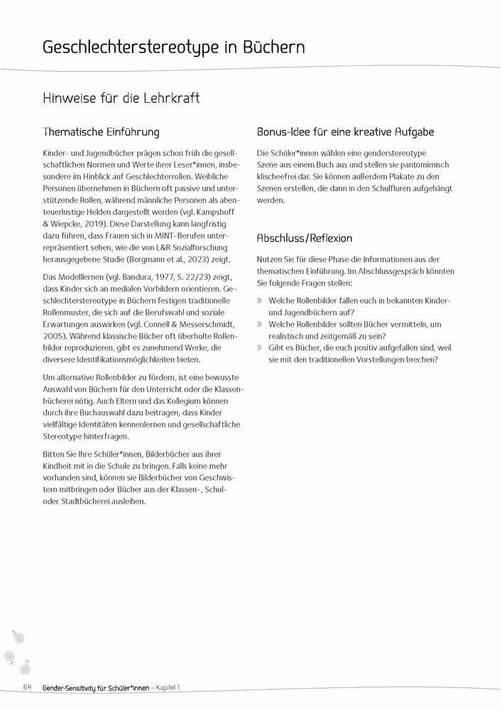 Gender-Sensitivity für Schüler*innen