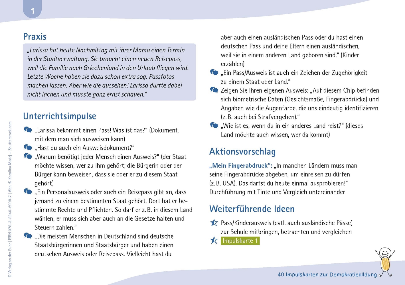 40 Impulskarten zur Demokratiebildung in der Grundschule