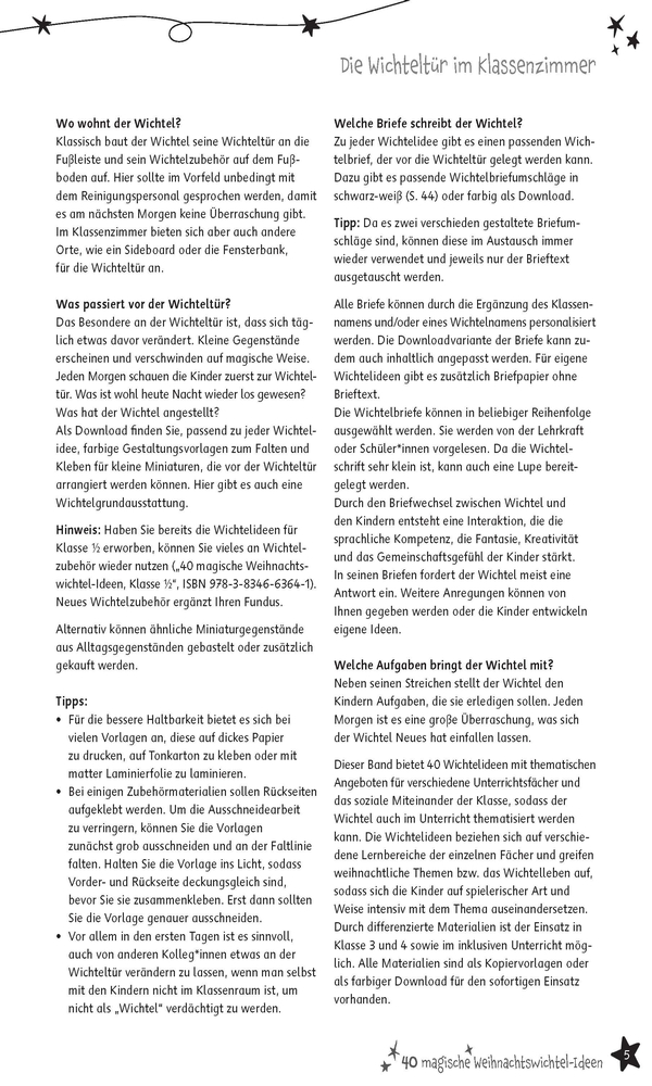 40 magische Weihnachtswichtel-Ideen, Klasse 3/4