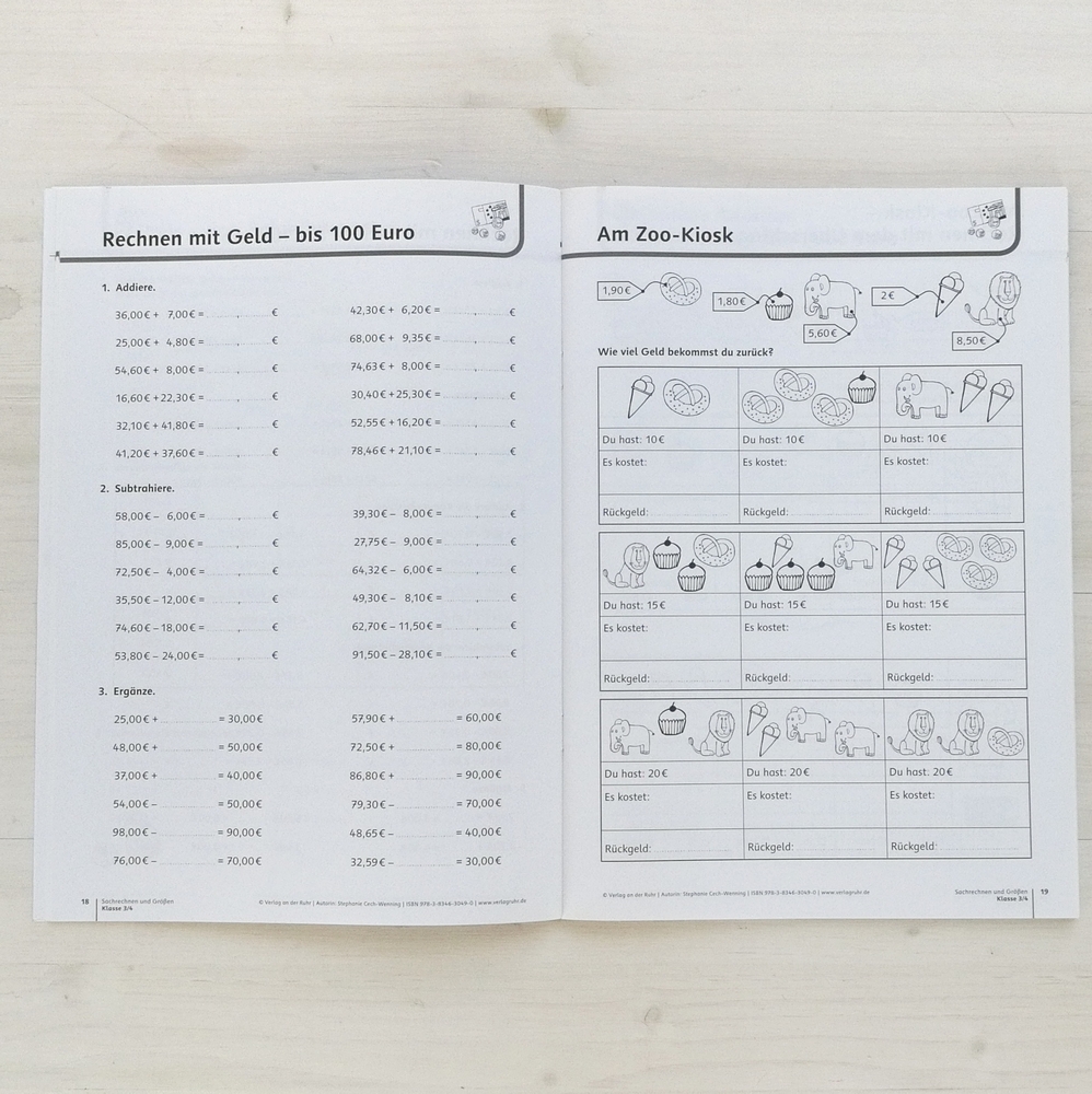 Sachrechnen und Größen – Klasse 3/4 Sachrechnen und Größen – Klasse 3/4