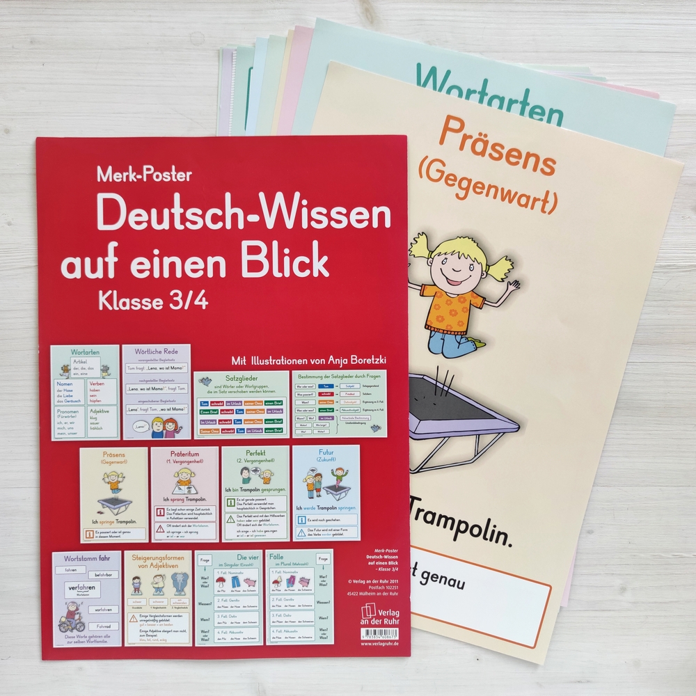 Deutsch-Wissen auf einen Blick – Klasse 3/4