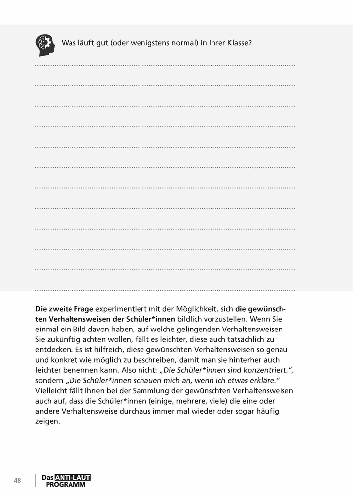 Das Anti-Laut-Programm