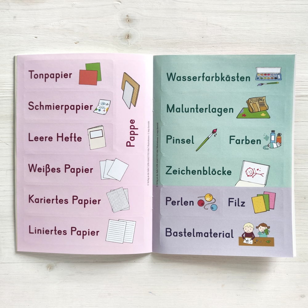 Wo finde ich was? 70 Klassenraum-Sticker Wo finde ich was? 70 Klassenraum-Sticker