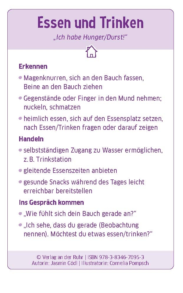 Was ich brauche – 30 Bedürfnisse von Kita-Kindern verstehen und besprechen