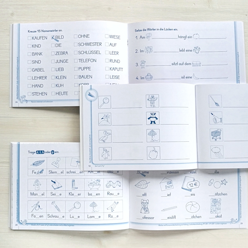 Mein Wörter-Schreibheft – lautgetreue Wörter Mein Wörter-Schreibheft – lautgetreue Wörter