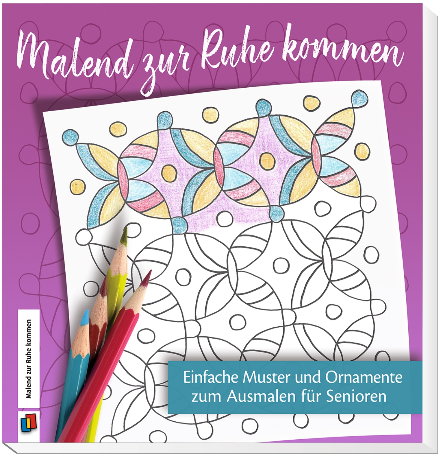 Einfache Muster und Ornamente zum Ausmalen für Senioren